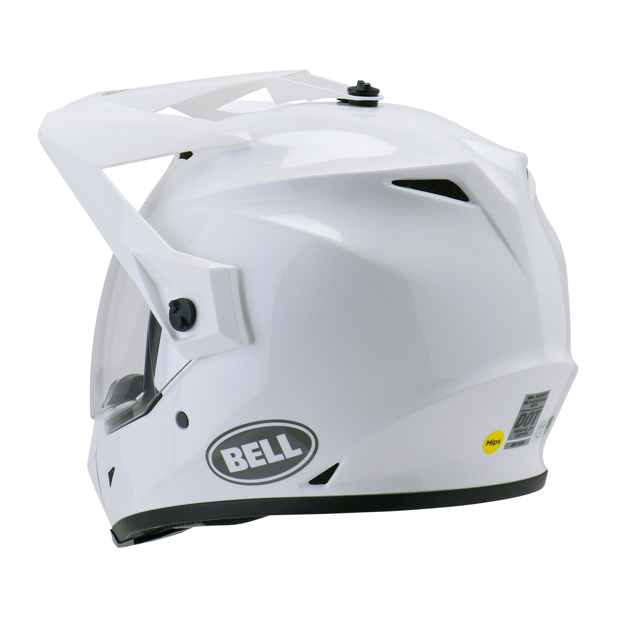 BELL(ベル) バイク オフロードヘルメット MX-9 ADVENTURE MIPS ダルトン ホワイト ハイビズイエロー L ホワイト  ハイビズイエロー 通販
